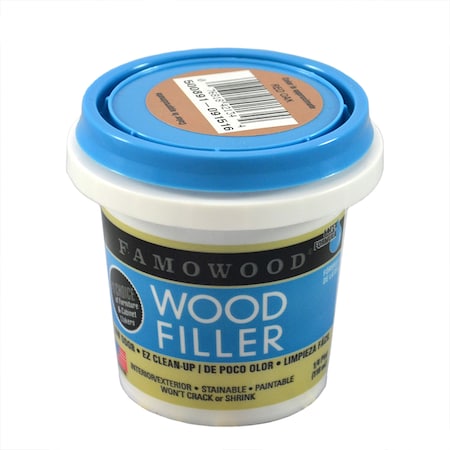Eclectic Products 1/4 Pt Red Oak Famowood Water-Based Latex Wood Filler 40042134